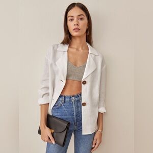 Reformation - Alfonso Linen Top